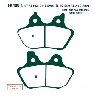 FA400 EBC Brakes Повітряний фільтр двигуна